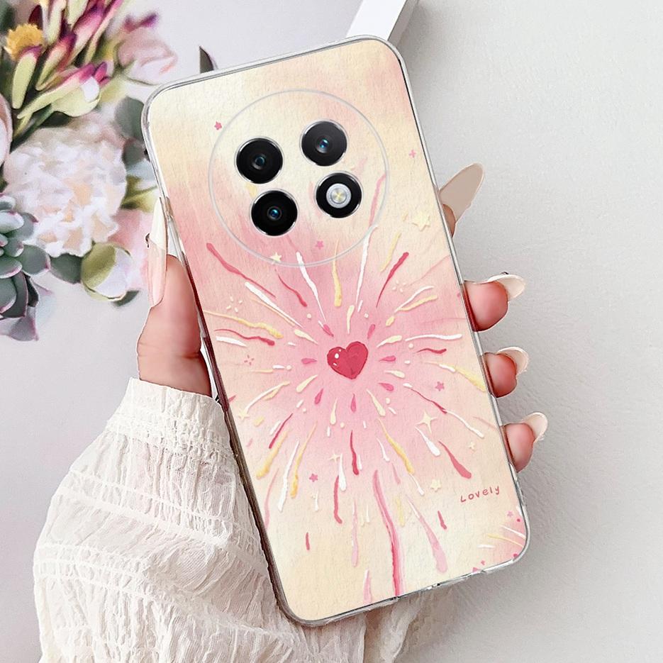 For Realme 13 Pro 5G Case RMX3990 Colorful Flowers Painted Cover Soft Slim Phone Case For Realme 13 Pro Plus Realme13 Pro+ Shell