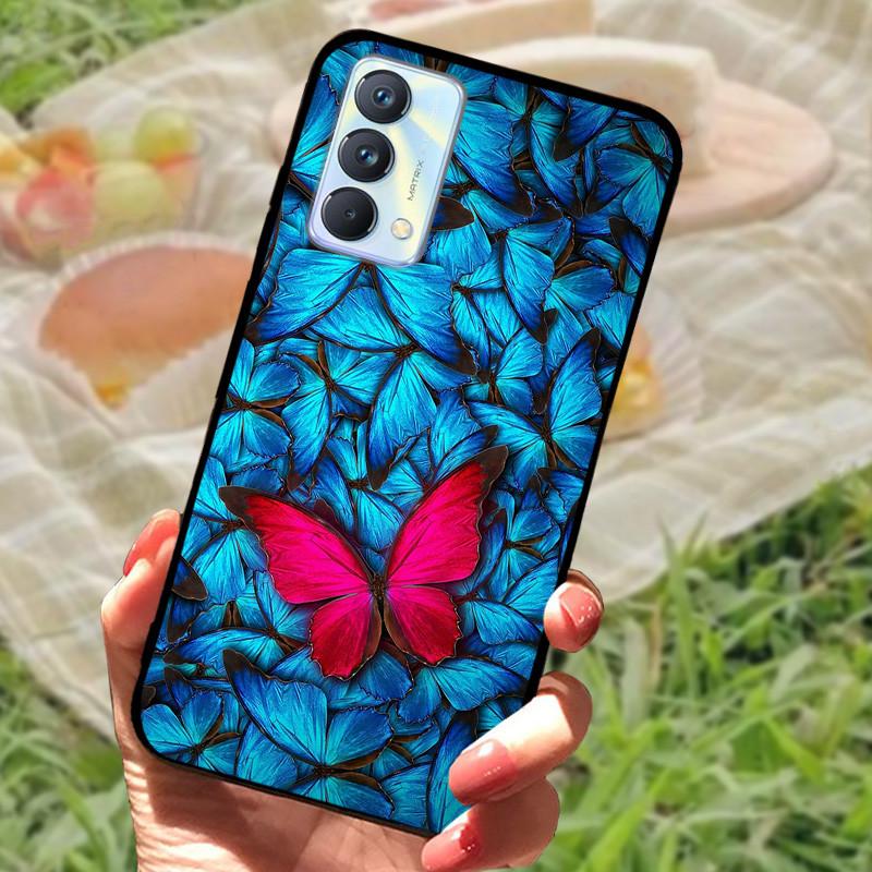 Für Realme GT Master Edition Hülle Marmor bemaltes Cover Weiches Silikon Stoßfeste Handyhülle Für Realme GT Master Hülle Bumper