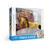 Farm Animal Horse Animal Model Can Comb Hair Horse Action Figure Ranch Horse Model Toys  Kids Toy