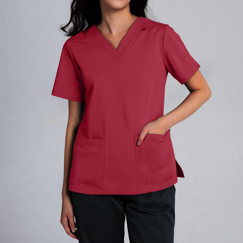 Women's Fashion V-Neck Short Sleeve Overalls With Pockets Clothes