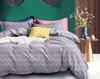 Warm flannel bedding 200x220 + Polish pillowcases 3 pieces, flowers