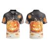 Men's Halloween Printed Trendy Short Sleeve T-Shirt Casual Top