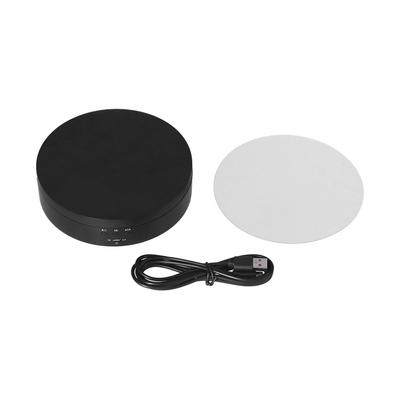 Motorized Rotating Display Stand 138mm Electric Rotating Turntable 3 Speed Adjustable USB Powered