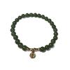 High Quality S925 Sterling Silver Natural Hetian Jade Blue Water Jadeite Beaded Temperament Simple Bracelet Women