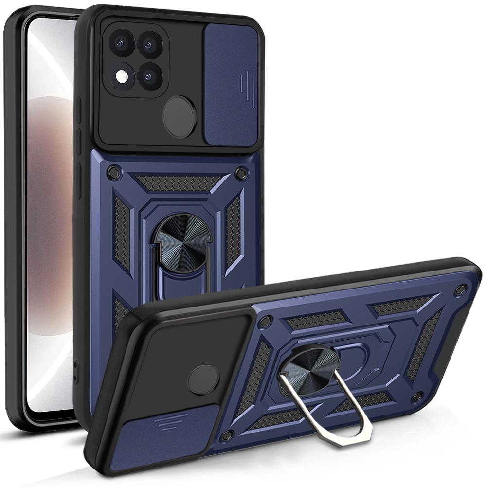 Pouzdro s výsuvným fotoaparátem, nárazuvzdorné brnění pro OPPO A5 A7 A8 A12 A15 4G, magnetický držák do auta, ochranný kroužek pro OPPO A16 A17 A31 A38