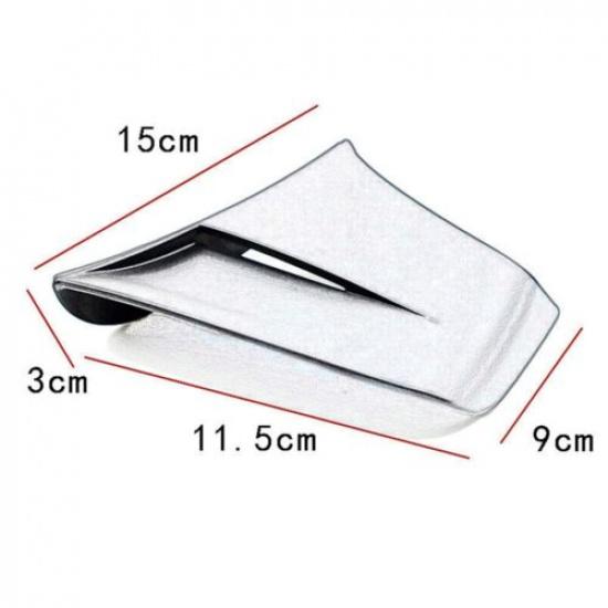 1Pair Motorcycle Side Winglets Air Deflector Wing Aerodynamic Spoiler Trims Kit