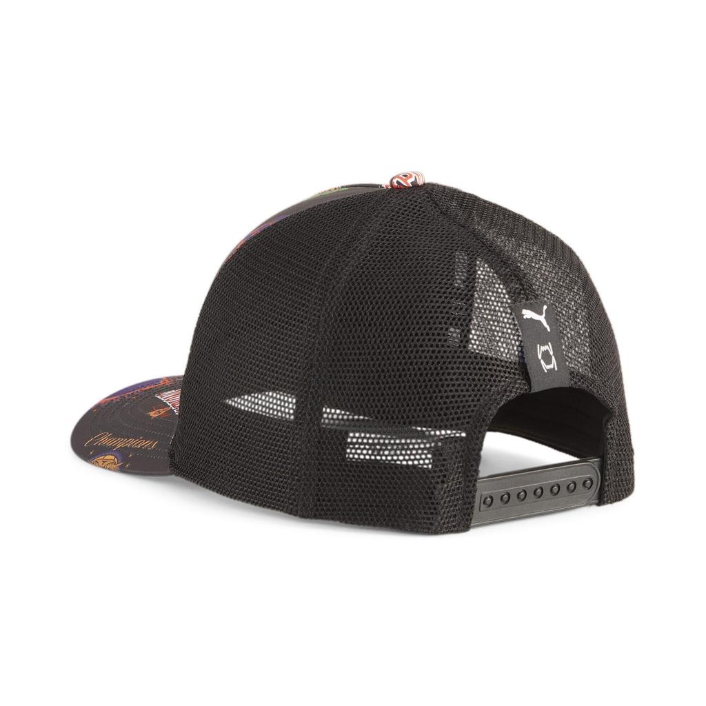 Basketball Hat Sunshade Basketball Trucker Cap Microfiber 025824 24th Color [PUMA] Autumn/Winter Black/AOP(01)