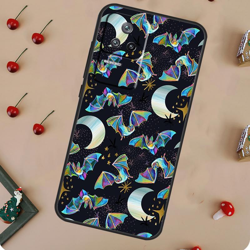 Halloween Bat Case For Xiaomi 17 Pro Max 13 14 15 Ultra 14T 15T Pro POCO F7 F5 F6 X3 X5 X6 X7 Pro Cover