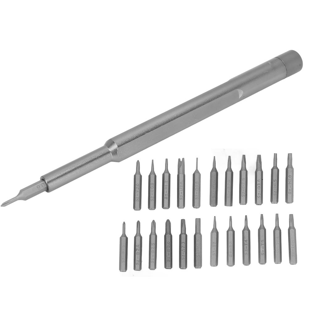 24 in 1 Schraubendreher Multifunktionale Uhrenreparatur Manuell Magnetisches Schraubendreher-Set zum Reparieren