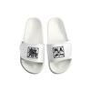 Li Ning LN Slipper Trendy EVA Quiet Slide Slippers Women's White AGAQ004-4