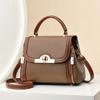 New Trendy and Personalized Women's Handbag with Contrasting Colors, Single Shoulder Crossbody, Hand-held Small Square Bag