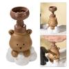 Cartoon Bear Shape Foam Soap Dispenser Foam Dispenser for Bathroom Refillable Hand Sanitizers and Shampoo Pump Bottle