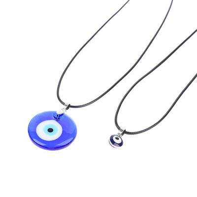 Blue Glass 3Cm Evil Eye Pendants Necklace Bracelet Lucky Necklace Choker Jewelry