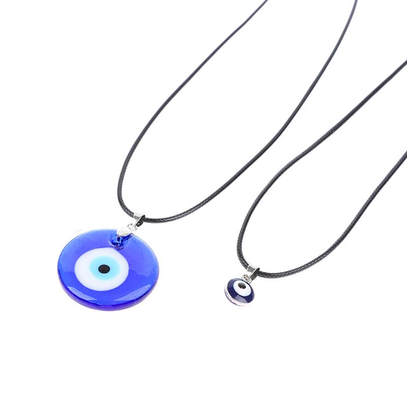 Blue Glass 3cm Evil Eye Pendants Necklace Bracelet Lucky Necklace Choker Jewelry