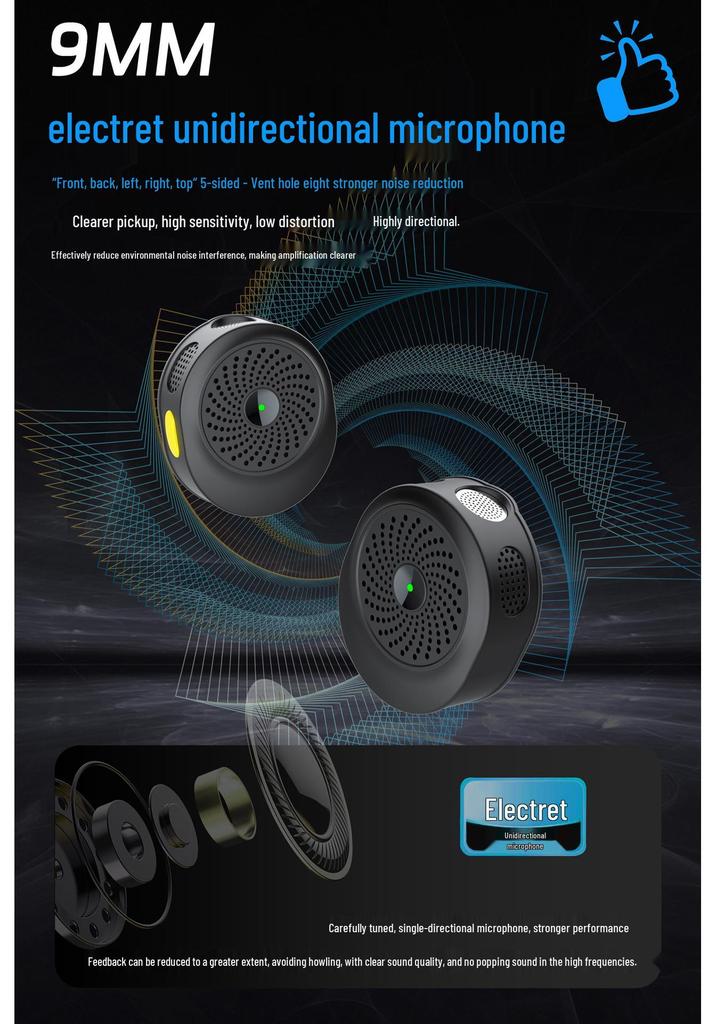 Precision Wireless Lapel Microphone & Speaker for Tour Guides and Teachers