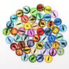 50Pcs 681012Mm Doll Glass Eye Round Dragon Cat Eyes In Pairs Flatback Cabochons Decoration Keychain Diy Accessories