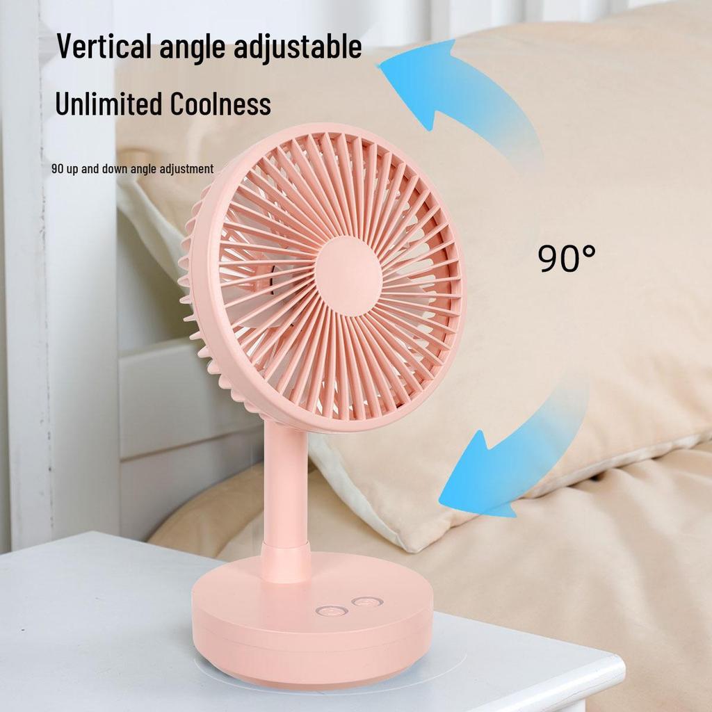 Rechargeable Silent Mini Desk Fan for Dorms and Offices