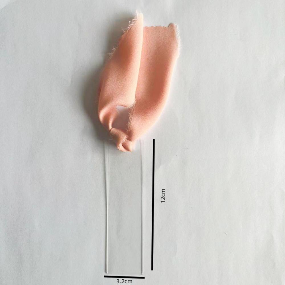 

10Pcs Acrylic Transparent Bookmark DIY Handmade Table Seating Sign Ribbon Bookmark Book Accessories Short rectangle