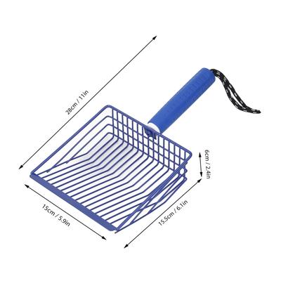 Cat Litter Scoop Removable Handle Metal Fast Filtration Cat Litter Shovel Litter Box Scoop For Cat Litter Box Cleaning
