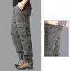 Men's Pants, Autumn Overalls, Men's Loose Straight-leg Pants, Outdoor Cotton Casual Trousers, Plus Size Work Pants