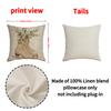 Christmas Decoration Pillow Cover Indoor Home Seat Cushion Bedroom Bedside Pillow Cover Linen Pillow