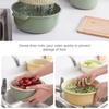 Fresh Vegetable Wash & Drainer Basket Storage Basket Double Layer Drain Basket  Kitchen Tools