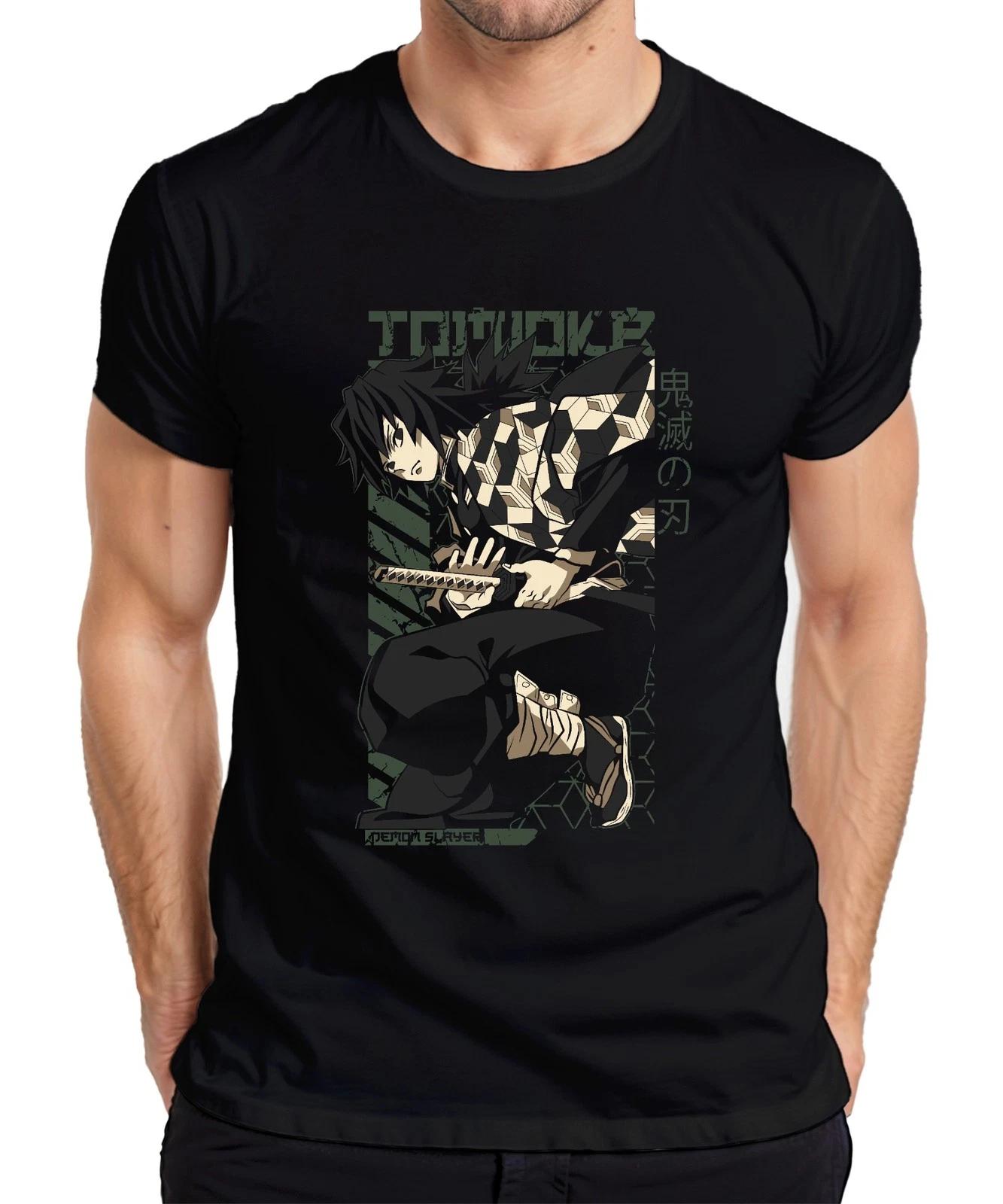 Giyu Tomioka Kimetsu no Yaiba Demon Slayer Anime Geschenk Herren T-Shirt M