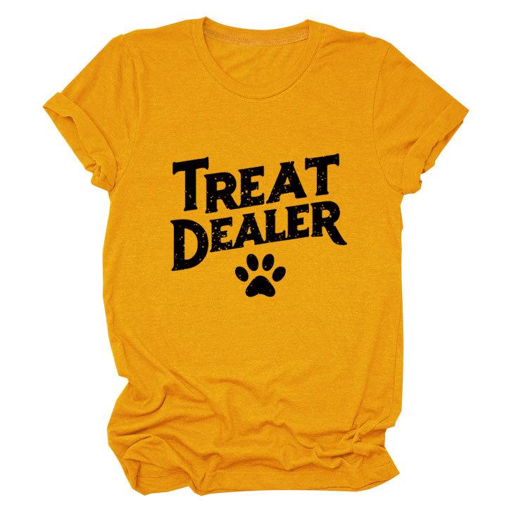 Temperament Casual Versatile Crew Neck Women's Short Sleeve T-Shirt