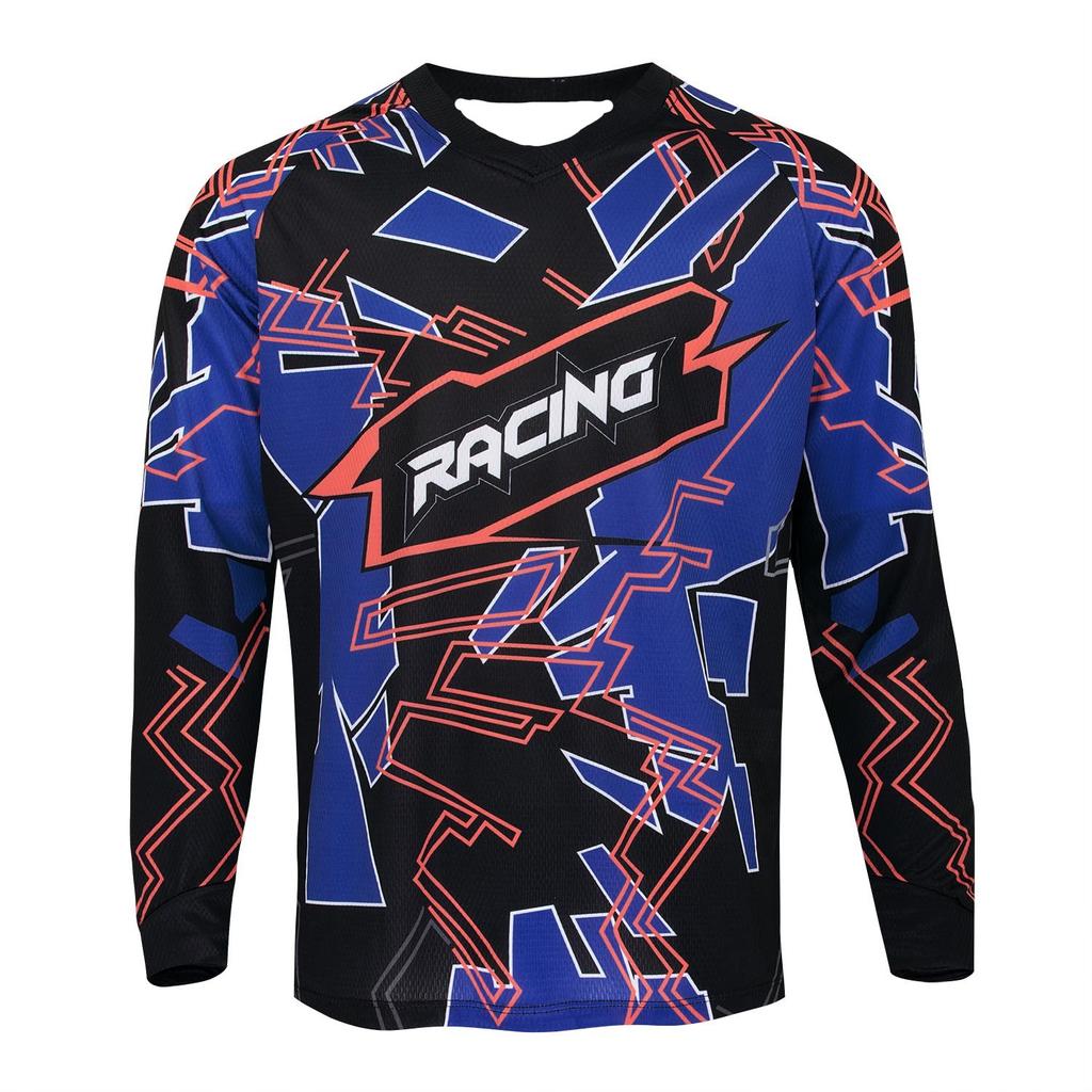 Men's Long Sleeved T-shirt, Motorcycle Sportswear, Bicycle, Endurance Motorcycle, 3D Printing, Quick Drying Sport