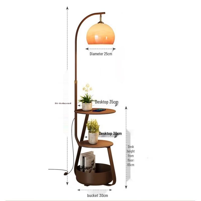 OEING Mid-Century Pomelo Floor Lamp