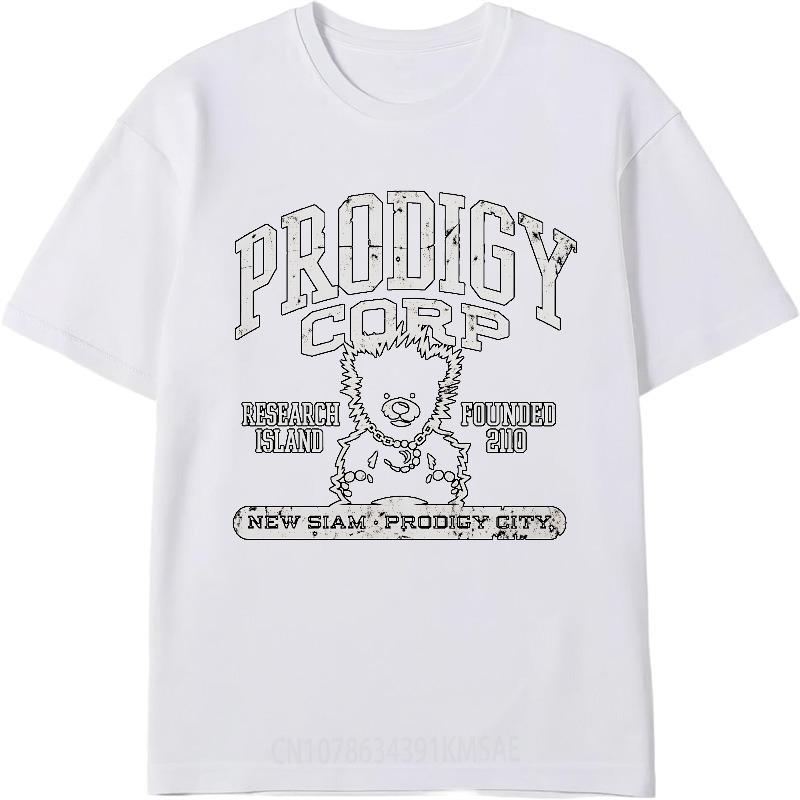 Unisex Summer For Men tshirt Prodigy Corp Research Island Founded 2010 New Siam Prodigy City Short Sleeve Street Wear Crew