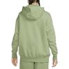 Nike Phoenix Fleece Solid Color Hooded Casual Fleece Lined Long Sleeved Sweatshirt Women's Oil Green DQ5861-386