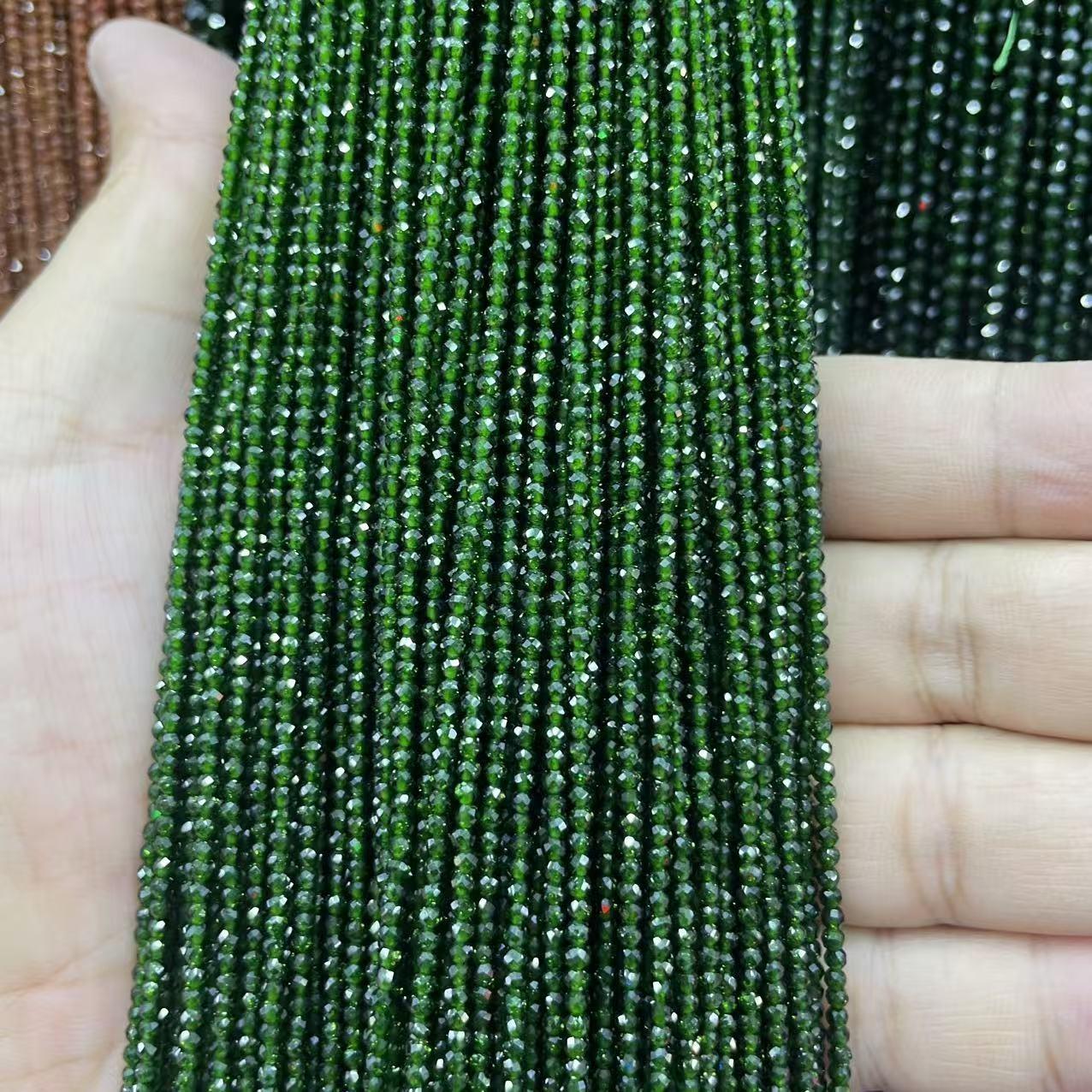 Colorful Crystal Spacer Beads for DIY Bracelets & Necklaces 2mm (150 beads, ~37cm)