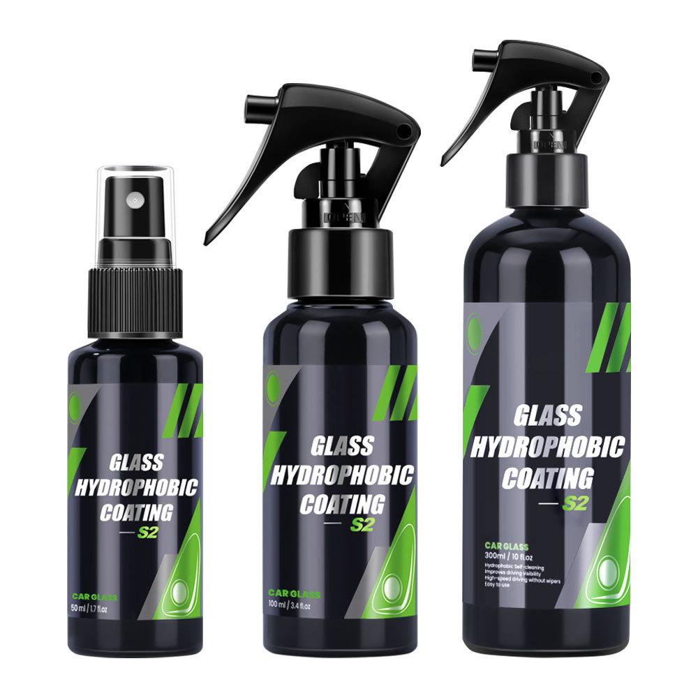 50/100/300ml Anti-Regen-Beschichtung Autoglas Hydrophobe Beschichtung Flüssigkeit Keramikspray Windschutzscheibe Spiegelbeschichtung Autopflege Detaillierung