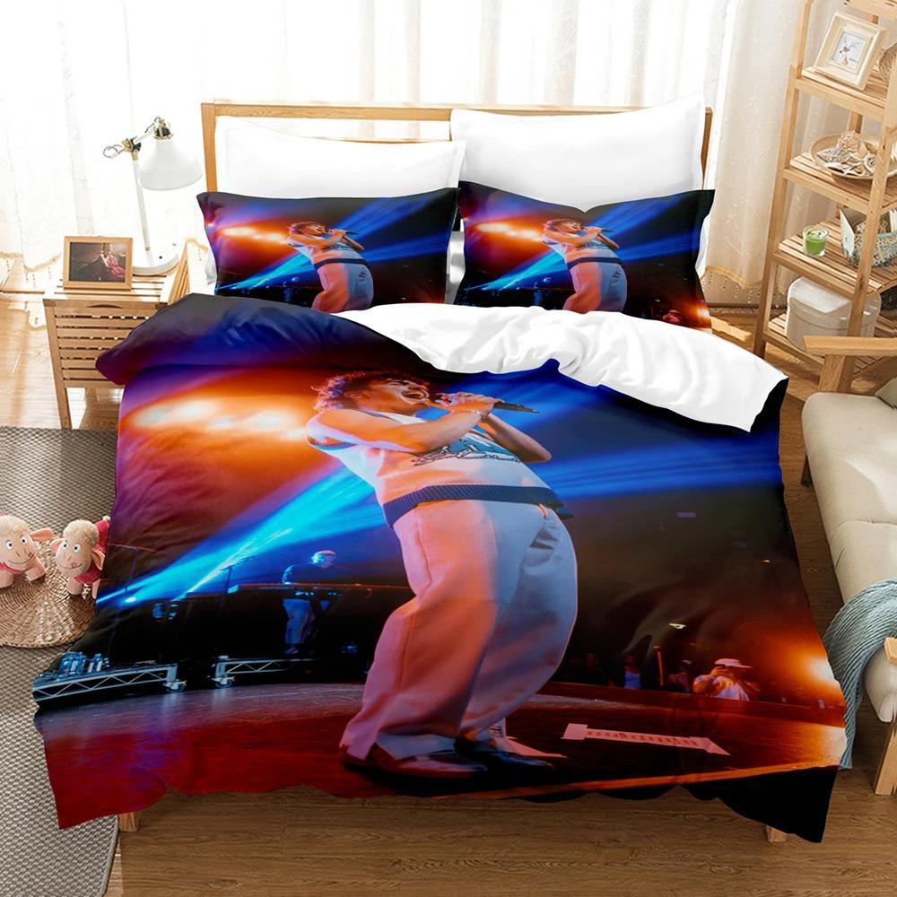

Benson Boone Concert Bedding Collection Single Twin Full Queen King Size Bed Collection Aldult Boys Bedroom Duvetcover Collections Bed Sheet Set 24 AU Double(180x210cm)