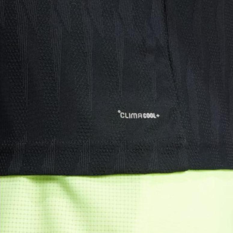 Adidas Tennis Air Chill Climacool Free Lift Logo Solid Color Slim Fit Comfortable Short Sleeve Tennis Sweat-Wicking T-Shirt Men Tops Black JF8459