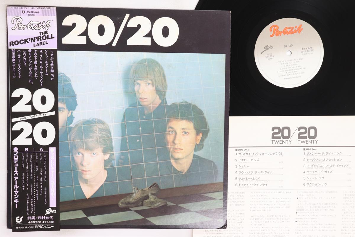 

LP Record 20/20 - 20/20 253P169 PORTRAIT 1979 Japan Obi Rock Used