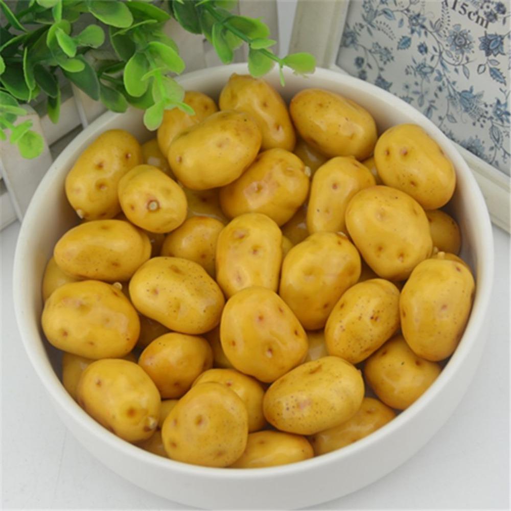 Lifelike Realistic Artificial Vegetable Model Photography Prop Potato Model Cognitive Toy