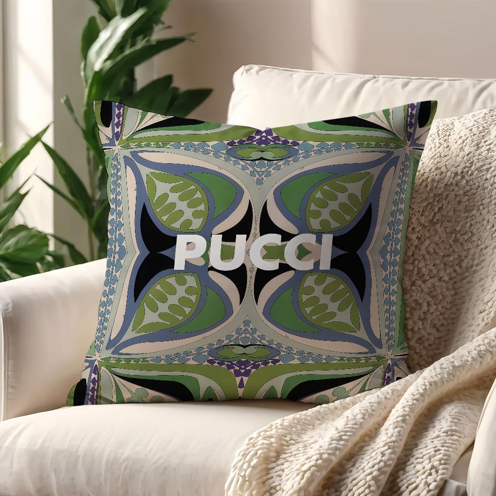 E-Emilio F-fashion P-Pucci cushion cover For Pillow Sofa Printing Decoration Room Home Office Coffee Shop Car Nordic Simplicity