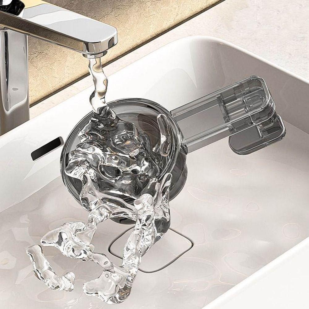 Punch-Free Traceless Sucker Hook Moisture-proof Robe Hook Rotating Suction Cup Hook  Bathroom