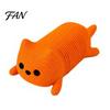 Springy Animal Fidget Toy 1/4Pcs 3D Printed Cat Toy, Lying Spring Dog Stress Flexible Relief Stretchy for Desk Decor Sensory Toys