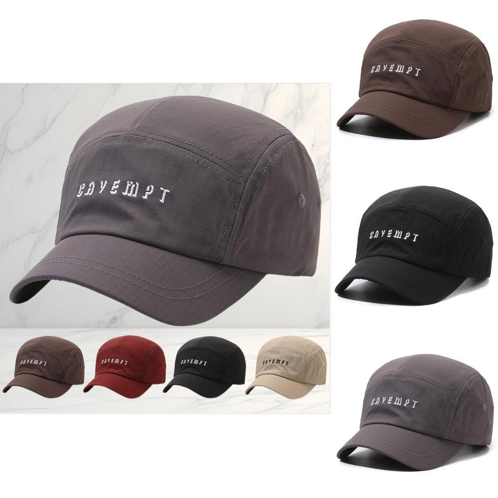 Vintage Quick Dry Baseball Cap For Men With Embroidered Letters Sun Protection Adjustable Fit