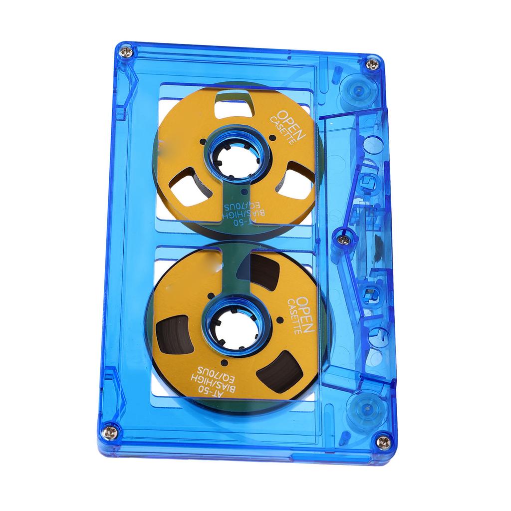 Reel to Reel Cassette Tape Double Sided Sound Cassette Tape with 50 Minutes Recording Time Normal Bias for Music