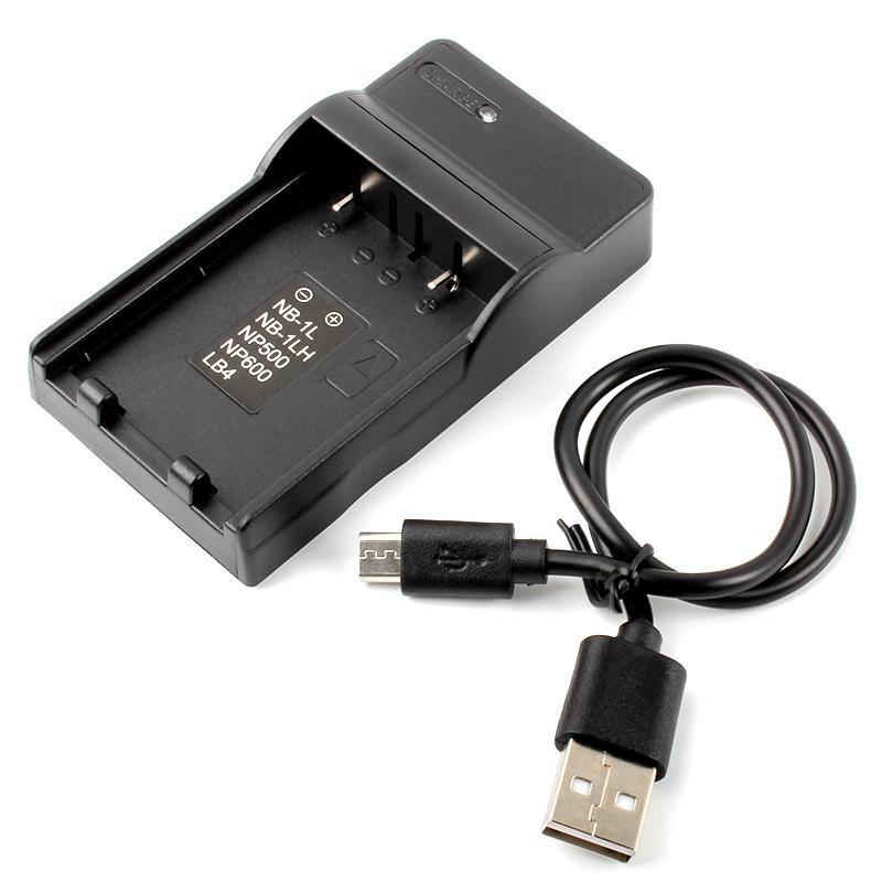 USB Charger for Konica Battery DR-LB4 NP-500 NP-600 DIMAGE 500 530 600 G400 G500 REVIO KD-310Z KD-500Z KD-410Z KD-420Z Camera