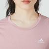 Adidas Own The Run Cooler Tee With Three-Stripe Logo Print Women Tops Pink HD0641