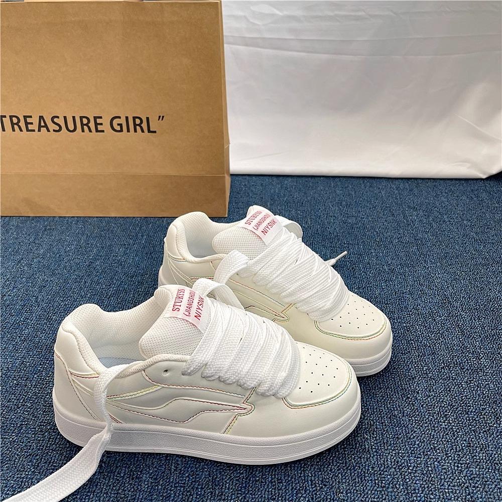 New Niche Color Matching Design Board Shoes Women's Fashion Trend Student Versatile Casual Bread Shoes