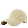 Spring and autumn large windproof baseball cap women's large head circumference large size washed hat medium men's wide brim cap