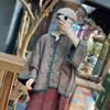 1939 Retro Artistic Xiangyunsha Printed Shirt Cardigan