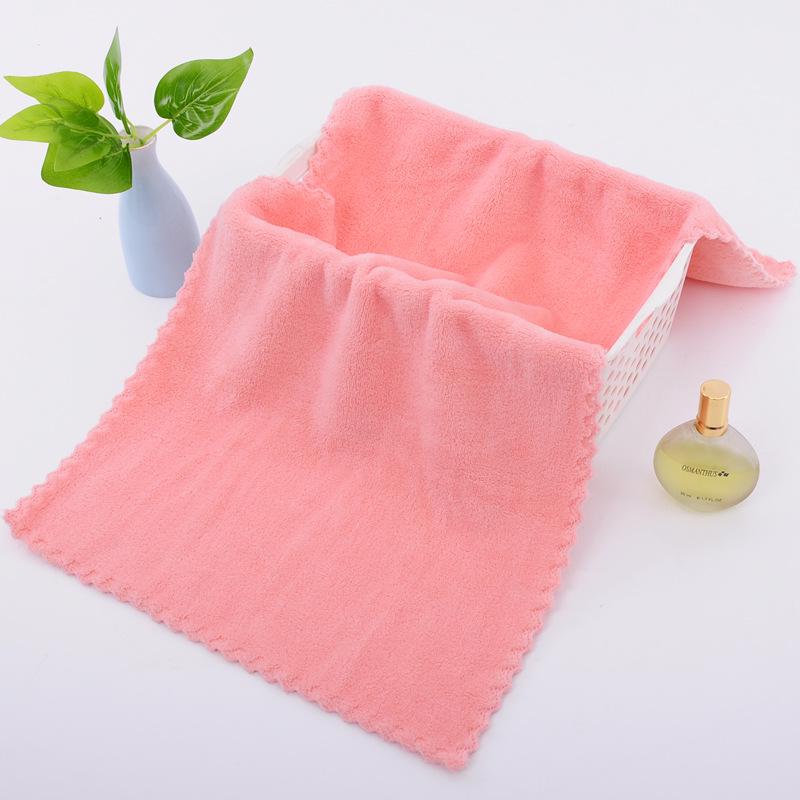 Trendy Coral Fleece Face Towel: Soft, Absorbent, Thickened, with Waistband - Ideal Gift.