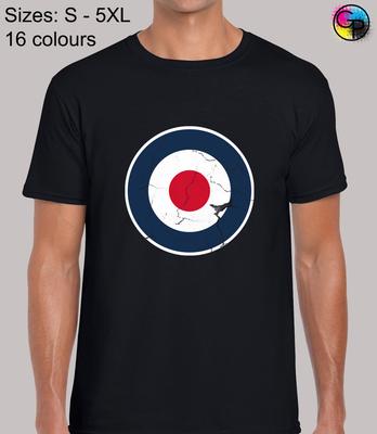 T-shirt Regular Fit Raf Usurata Cool Militare Blu Navy Top T-shirt Tee da Uomo